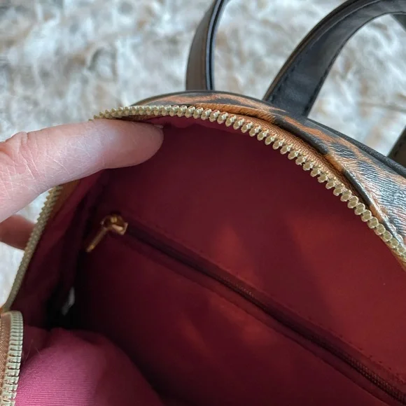 Leopard Print Backpack - Picture 11 of 12